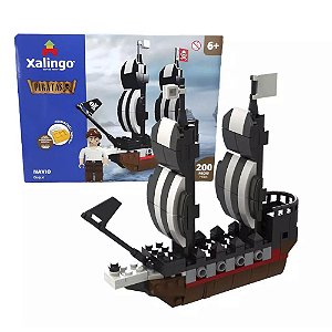 Bloco de montar - Piratas navio 200 peças