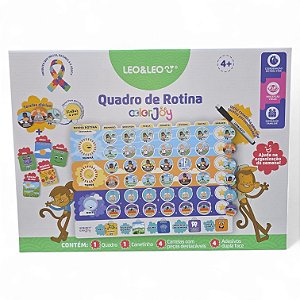 Quadro de Rotina Infantil ColorJoy