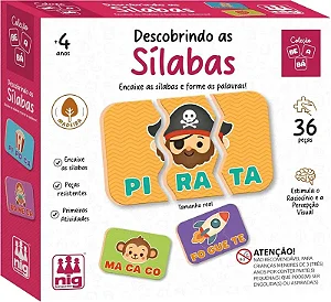 Descobrindo as Sílabas - 36 PÇS