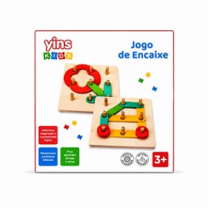 Jogo de Encaixe Palitos Yins Kids