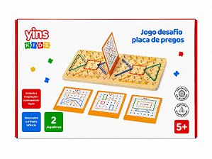Jogo Desafio Placa de Pregos – Yins Kids
