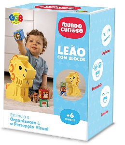 Leão com Blocos