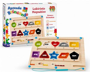 Labirinto Magnético – Cores e Formatos