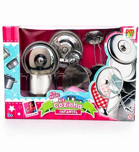 Kit Cozinha Infantil em Inox