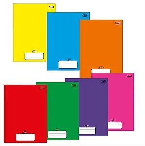 Caderno brochura (capa dura) 48 Folhas, 1/4 (140mmX200mm) - TILIBRA