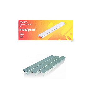 Grampos Galvanizado 26/6 Caixa com 5000 Unidades- Maxprint
