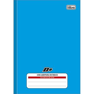 Caderno Com Índice Brochura 1/4 D+ Azul 96Fls Tilibra 313751