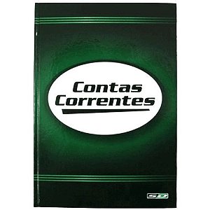 LIVRO CONTAS CORRENTES 1/4 16X22 SÃO DOMINGOS 50 F