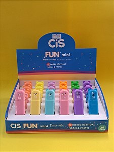 MARCA TEXTO CIS FUN NEON MINI (SORTIDO)