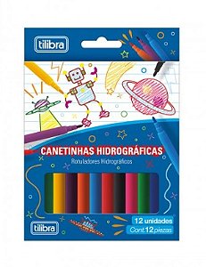 CANETINHAS HIDROGRÁFICAS TILIBRA 12 CORES