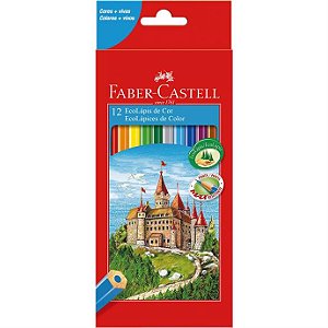 Lápis de cor (sextavado) Ecolapis 12 Cores - Faber-Castell