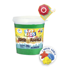 Brinquedo Areia Colorida Mágica - Acrilex