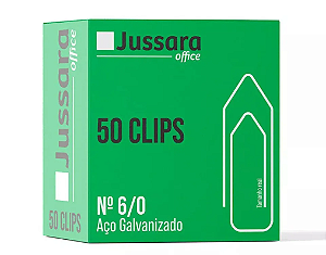 Clips N°6 Aço Galvanizado 50 Unidades - Jussara Office