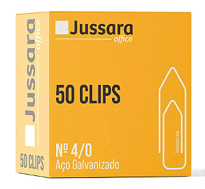 Clips N°4 Aço Galvanizado 50 Unidades - Jussara Office
