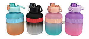 Garrafa Plástica Degradê 1000ml Interponte Cores Sortidas