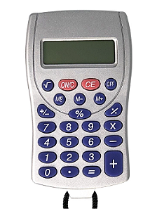 Calculadora Portátil de 8 Digitos com Cordão para Pendurar