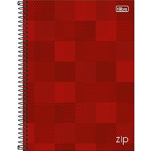 Caderno Universtiário Tilibra Zip Blocos desenho 10 matérias 160 Folhas