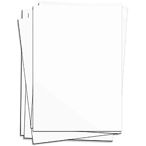 Pacote Cartolina Branca 180g 66x55 Cm - 100 Un