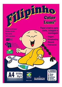 Papel Criativo 85g NEON - 50 Folhas