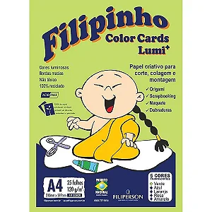 Bloco Criativo 120g, 5 cores NEON - 25 folhas