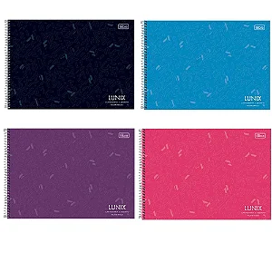 Caderno desenho e cartografia, 60 folhas - TILIBRA LUNIX