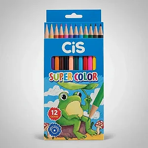 Lápis de cor, 12 cores - CIS