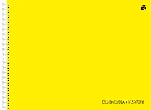 Caderno desenho, 60 folhas - Animativa