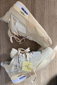 AIR JORDAN  4 RETRO OFF-WHITE SAIL (W)