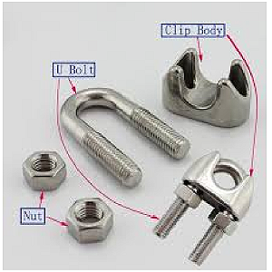 Abraçadeira Clips Galvanizado 5/16 (D)
