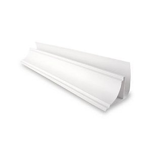 Acabamento Forro PVC Branco Design 8Mm Barra 6mts Novaforma