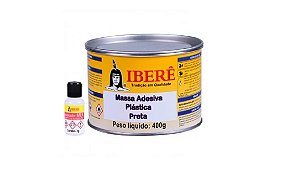Adesivo Plástica Preta 400g Iberê