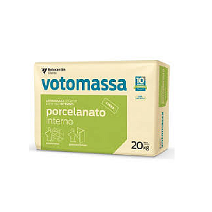 Argamassa 20Kg Interna Porcelanato Cinza Votoran