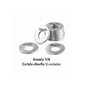 Arruela 1/4 Cartela Riberfix