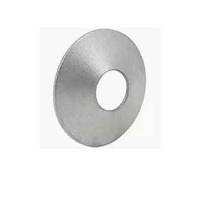 Arruela Concava Chapa 1/4 Para Haste Zincada
