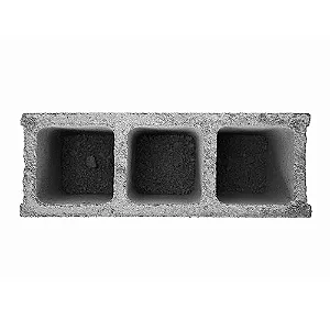 Bloco de Concreto 09cmx19cmx39cm Comum 3Mpa
