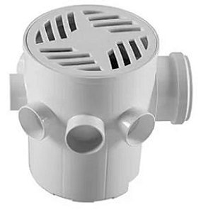 Caixa Sifonada 150x185x3 Branco Redondo Astra