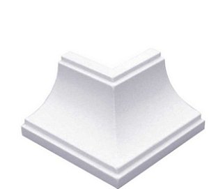 Canto Externo PVC Branco Design Novaforma