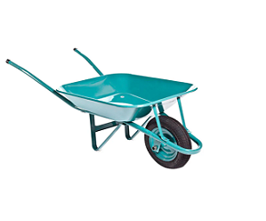 Carrinho de Mão Reforçado Azul Metalpama