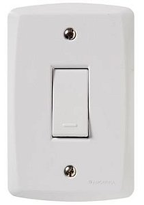 Conjunto Interruptor Simples 10A/250V Lux2 - 57145/001