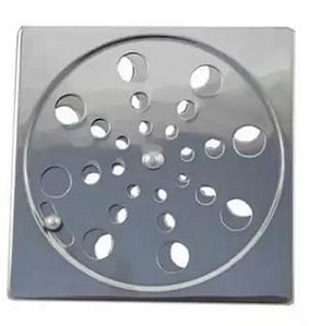 Grelha Inox Quadrada Tecnotrava 15cm Com Fecho