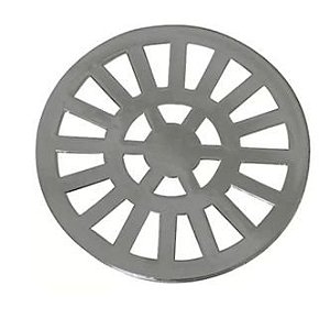 Grelha Pvc Cromada Redonda 10 Astra