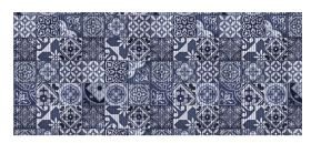 Kapacho Tropical Azulejo Azul 43cm Kapazi