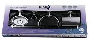 Kit Acessorios 5 Peças Faetto Cromado Inox 2010 Hidrolar