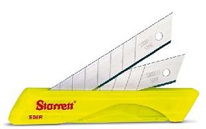 Lâmina Larga 18mm para Estilete Ks06R 10 Peças Starrett