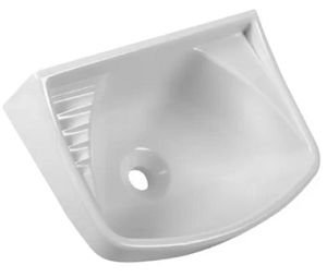 Lavatório Pequeno de Plástico Branco Astra