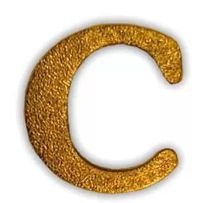 Letra Colonial "C" Pavilonis