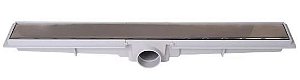 Ralo Linear Com Grelha Inox Luxo 5x50 Estrela