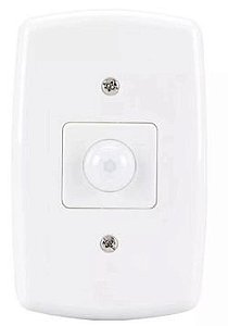 Sensor de Presença Parede Embutir Fotocélula Branco Margirius