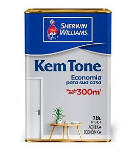 Tinta Acrílica Kem Tone Fosco Pérola 18L - Sherwin Williams