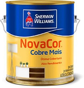 Tinta Acrílica Novacor Cobre Mais Standard Branco 3,6L - Sherwin Williams